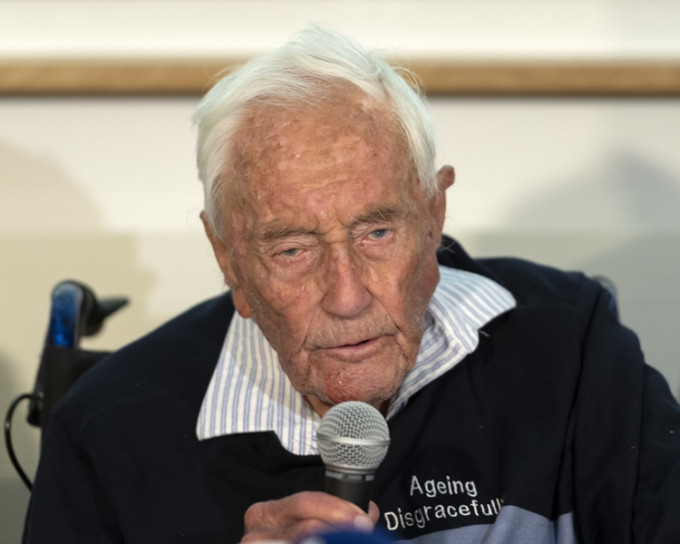 澳洲104岁科学家古德柯博士。AP