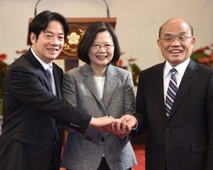 民进党元老苏贞昌接任行政院长一职。