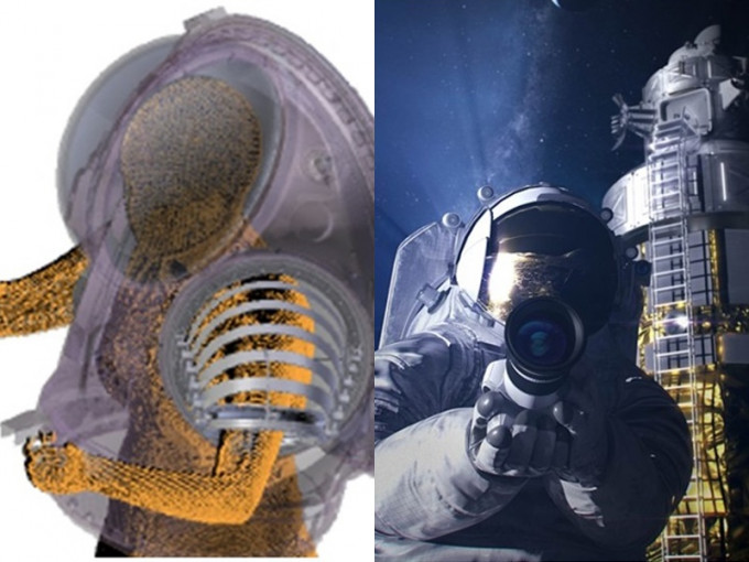 NASA新款太空衣曝光。网上图片