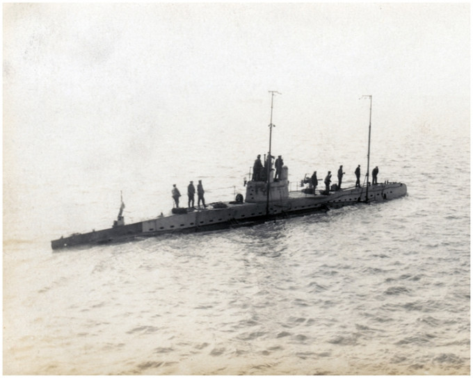 德军UB II型潜艇。网上图片