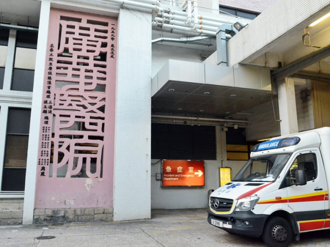 41岁男跟车工今晨2时许突然在货车内晕倒，送往广华医院抢救，惟证实死亡。资料图片