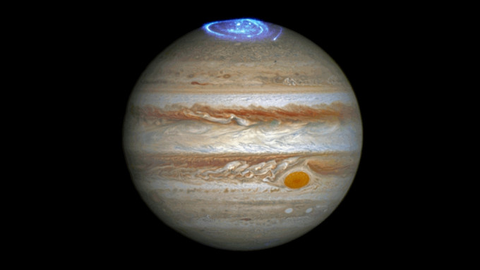 木星上的「大红斑」是其标志性的特徵。（NASA）