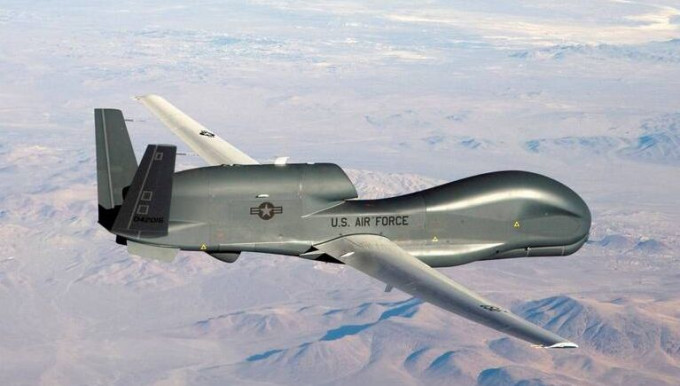 朝鮮指美軍RQ-4B等「全球鷹」偵察機，多次闖入北韓領空。  路透社