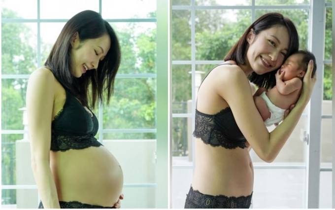 湯怡分享十月懷胎的過程。