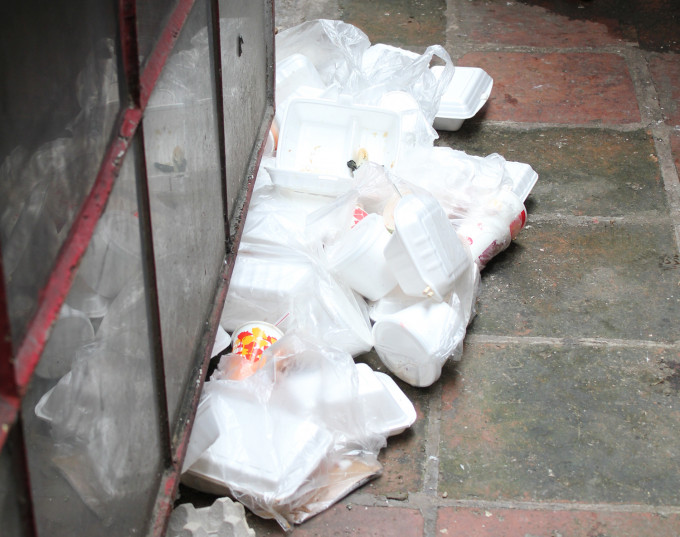 本港发泡胶废物弃置量惊人。 资料图片