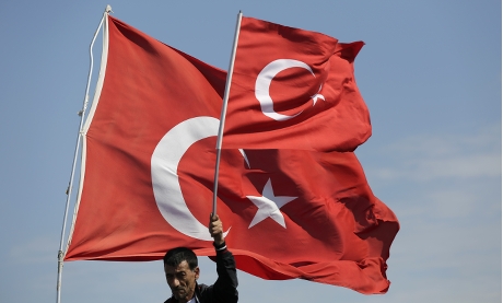 外界关注土耳其言论自由下降的情况。AP