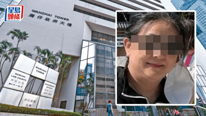 蔡天鳳前家姑李瑞香被控意圖妨礙司法公正於區院提訊。資料圖片