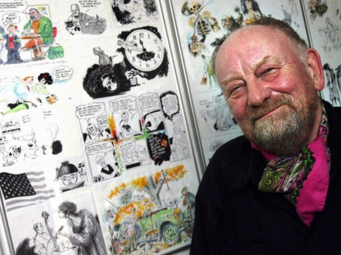 创作穆罕默徳的漫画、触怒全球各地穆斯林的丹麦漫画家韦斯特加德去世，终年86岁。网上图片