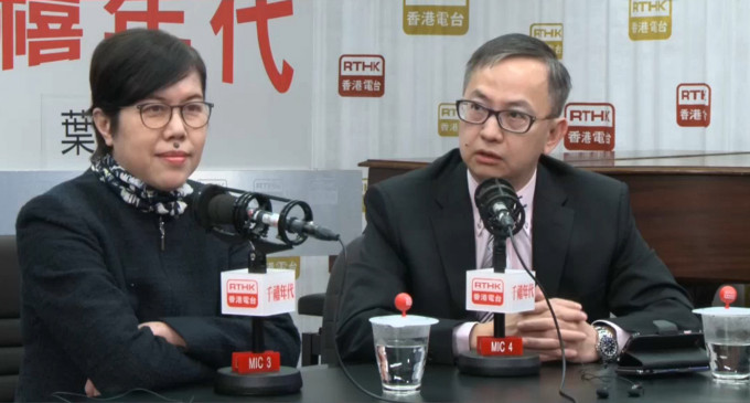 创科署署长蔡淑娴(左)表示，现时沙田科学园，有深圳、国际及本地企业进驻。
