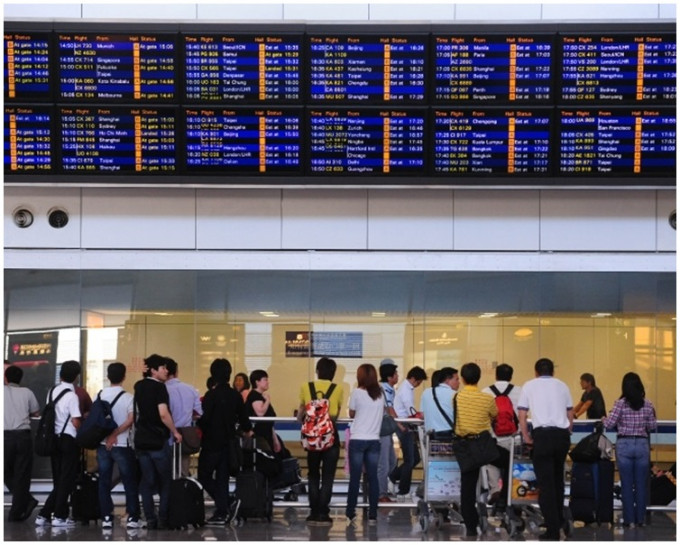 33班來往本港及東京航班受影響。資料圖片