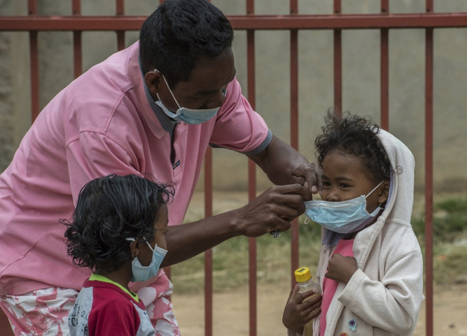 馬達加斯加疫情未受控。AP圖片