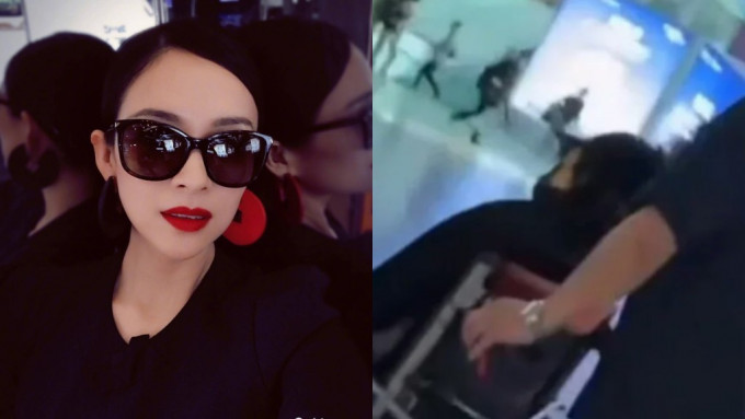 46歲失婚金像影后爆舞台意外重摔 ?事發一刻影片曝光極驚險 ?事後被目擊坐輪椅現身機場