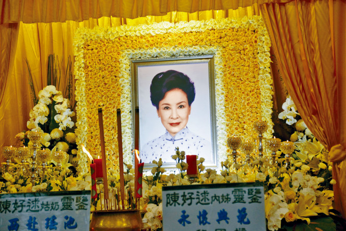 粵劇名伶陳好逑上月病逝，享年89歲。