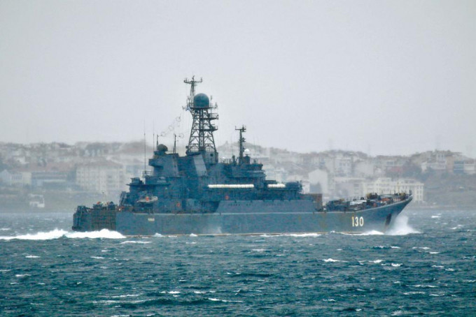 開往黑海的俄軍艦科羅廖夫號。