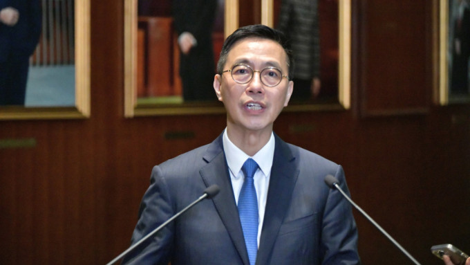 楊潤雄表示支持港協決定。陳極彰攝