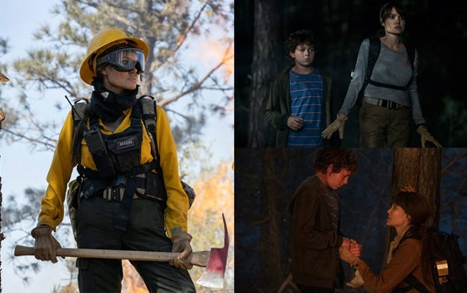 安祖莲娜祖莉在新片《灭我者》，挑战演消防员。