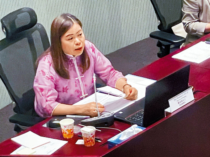 罗淑佩昨以房委会副主席身份，出席房委会公开例会。
