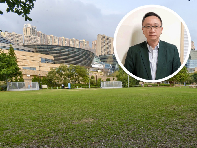 香港資訊科技商會榮譽會長方保僑指數碼港擴建非將海濱公園變遊樂場。資料圖片