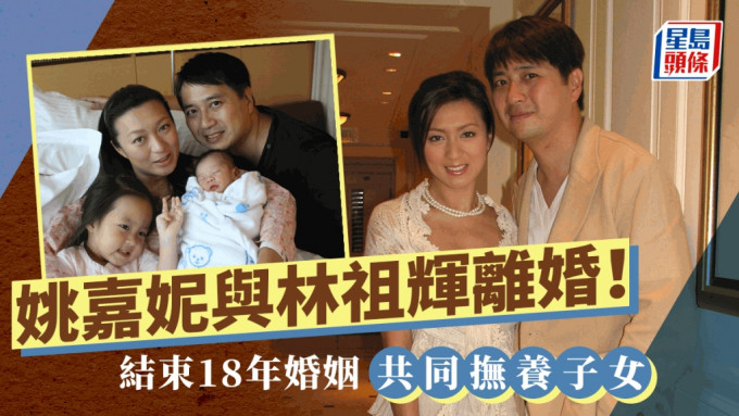 45岁姚嘉妮与60岁林祖辉离婚！结束18年婚姻 共同抚养一对子女