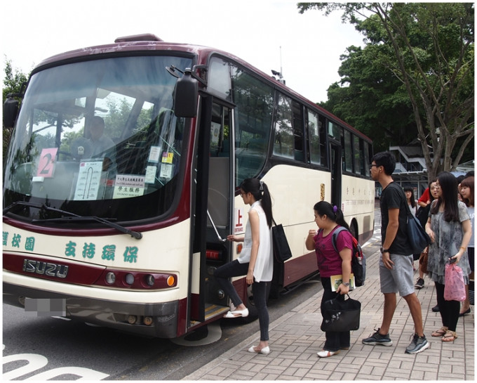 中大校巴。資料圖片