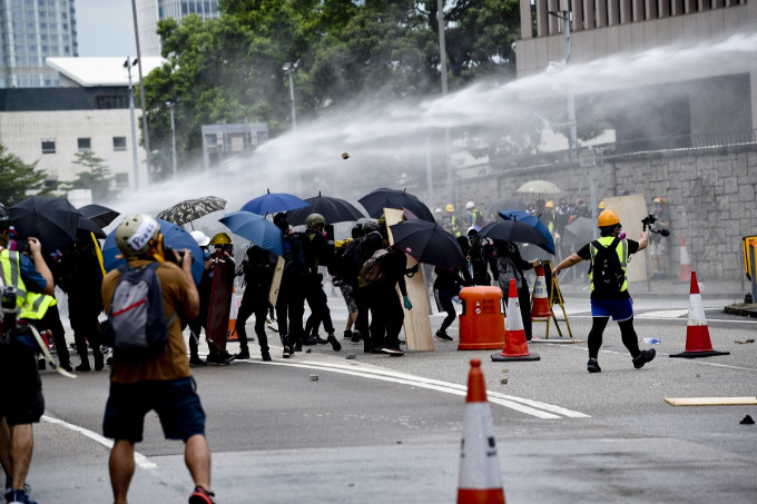 8月31日本港爆发大规模冲突。资料图片