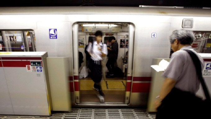 日本一列地铁车厢。AP图片