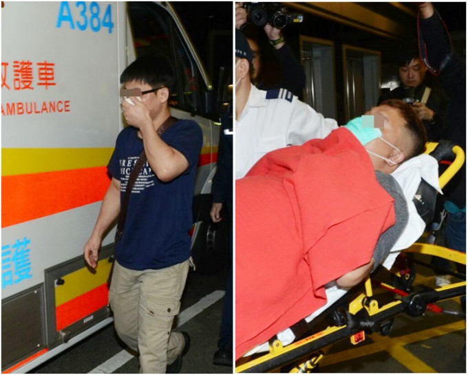 兩名男乘客涉嫌在公眾地方打架被捕。