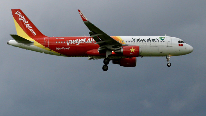 越捷航空（VietJet Air）客机。 路透社