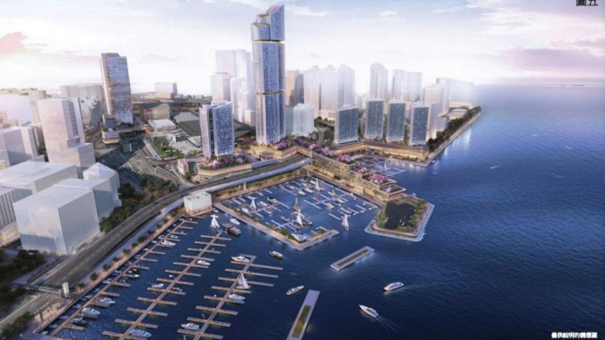 发展局拟在红磡建造230米地标式商住大楼，海滨建世界级游艇停泊设施。