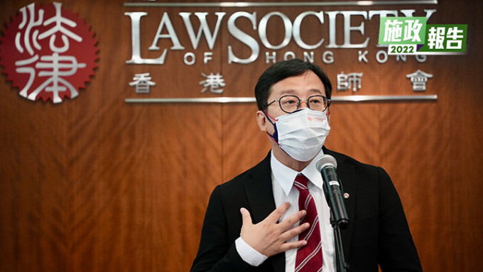 香港律師會會長陳澤銘表示，支持成立「法治教育督導委員會」。資料圖片
