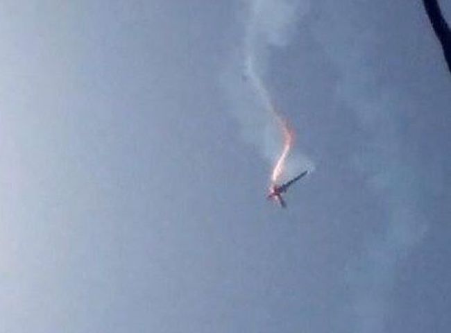 伊朗革命衛隊宣布在該國上空擊落一架美軍「間諜無人機」。網圖