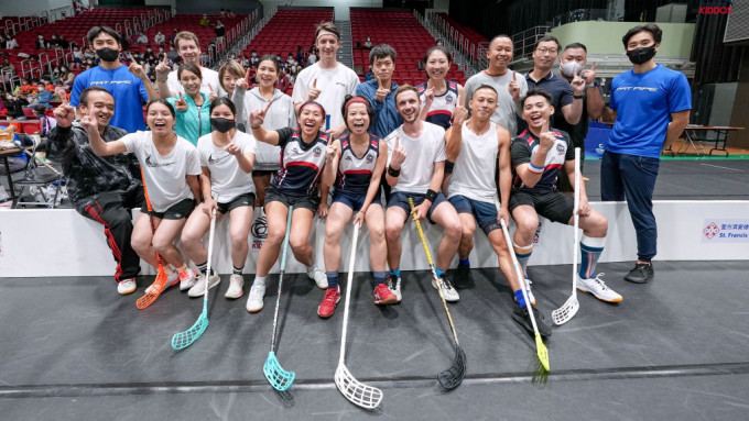 香港旱地冰球球队 Hong Kong Kiddos Floorball 主办赛事。 公关图片