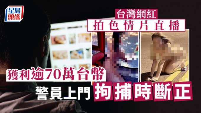 台灣有網紅拍攝猥褻相片及影片，被判拘役及沒收不法所得。