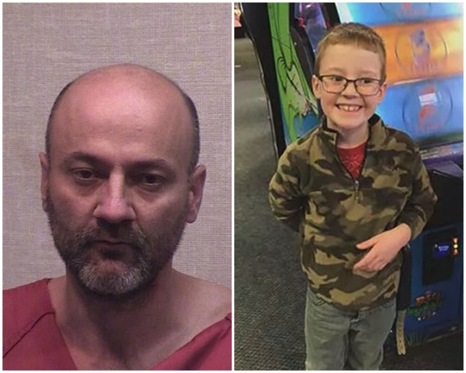 科尔曼(左)阻止他人报警，导致儿子(右)失救身亡。网图