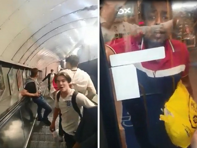 一名犹太男子先后在伦敦1辆巴士和1个地铁站内被人滋扰及用粗言秽语辱骂。短片截图