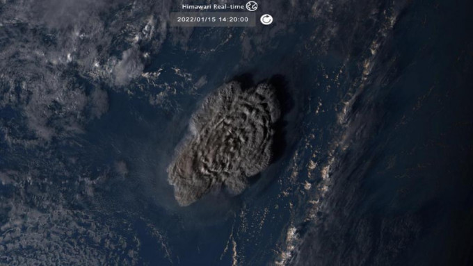 湯加火山爆發引發海嘯。資料圖片