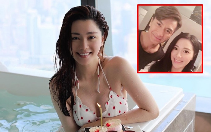 马明陪靓汤Staycation庆祝，只公开他为女友拍的美照，他全程不露面。