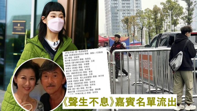 网上流出疑似《声生不息》的演出名单，林子祥夫妻档联同中港20多位歌手齐参与。