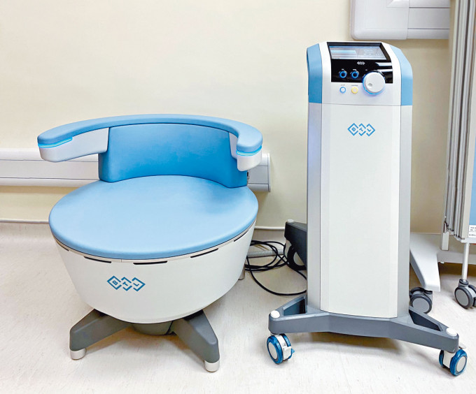 中心添置尿失禁電磁治療椅，以輔助形式達到訓練效果及減少尿失禁情況。