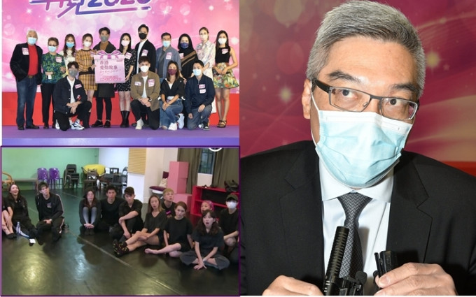 无綫副总经理杜之克否认ViuTV《全民造星III》(下图)乱了TVB阵脚，要改播剧集《香港爱情故事》(上图)压阵。