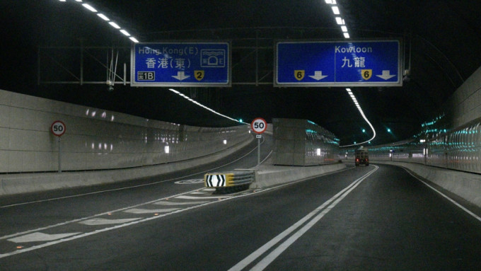 运输局指将蓝隧道最高分流达3成。资料图片