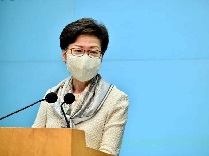 林郑月娥拒绝回应会否竞逐参选连任问题。资料图片