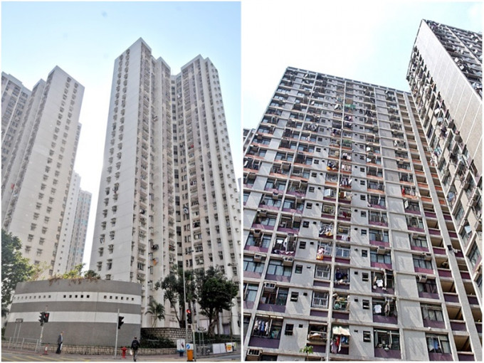 富強苑(左圖)及東頭邨近期都錄得高價成交紀錄。資料圖片
