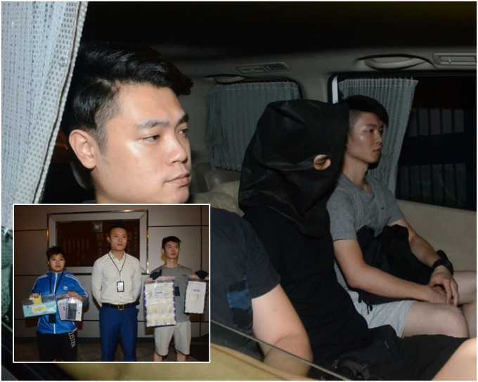 警员拘捕一名24岁男子。蔡楚辉摄