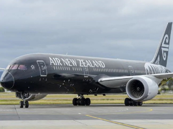 紐西蘭航空公司客機。網上圖片