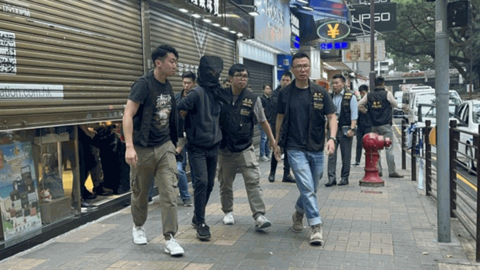早前被捕的5名匪徒今日已于在九龙城裁判法院提堂。资料图片