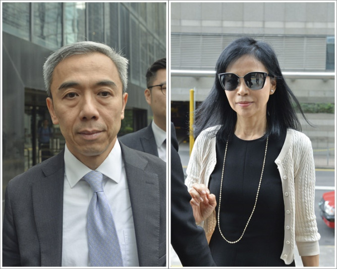 馮永業（左）被控身為公職人員收受陳婉玉（右）提供的51萬元。資料圖片