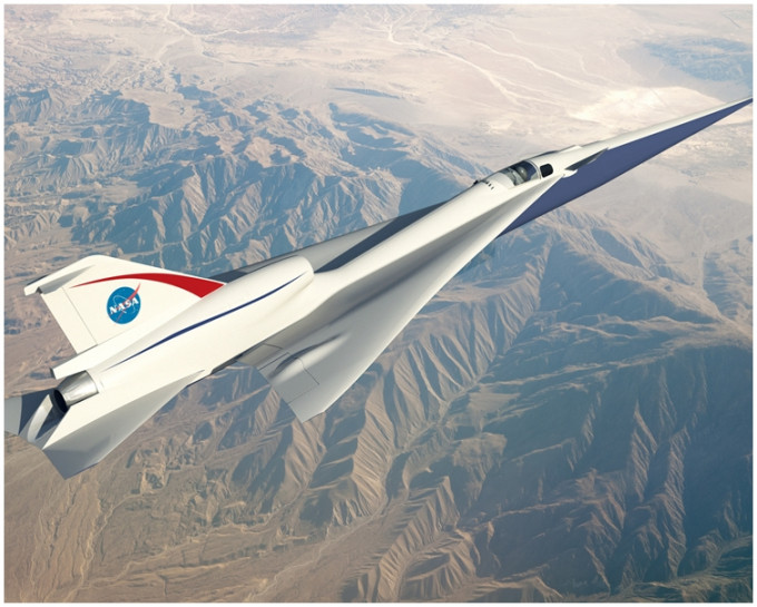 超音速飞机「X-plane」。NASA图片
