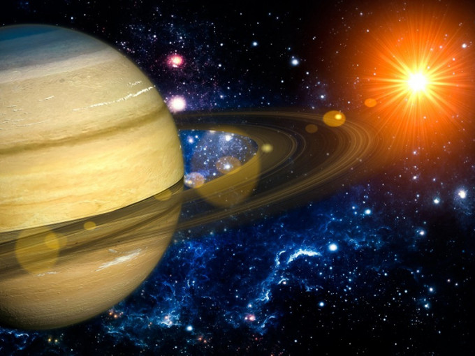 冬至當日太陽和土星同入山羊宮，將排成一列，是350年來的罕有現象。（互聯網圖片）