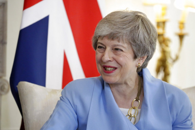 英国首相文翠珊。AP图片
